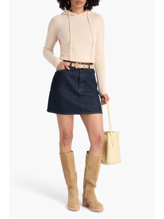 Zimmermann Tops - Zimmermann Macadamia Wool Cashmere Hooded Jumper Sweater NWT 0P $625